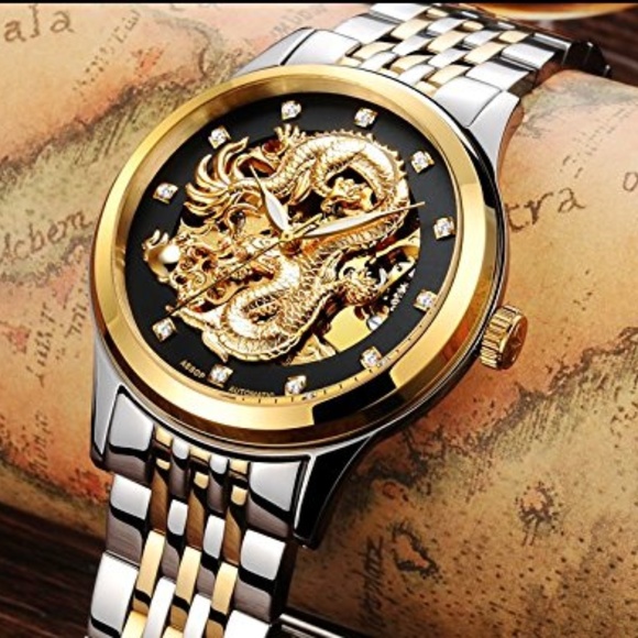 Latest 3d Dragon Gold Skeleton Watch - Picture 5 of 7